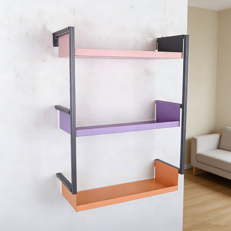 رف حائط معدني