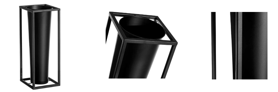 Porta paraguas negro