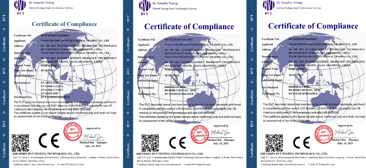 Taian Top Pound International Trading Co., LTD,