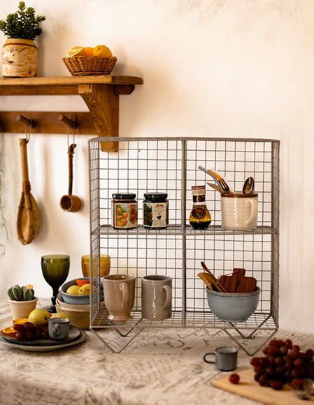 almacenamiento para la cocina