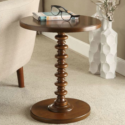 Wood Stump Side Table