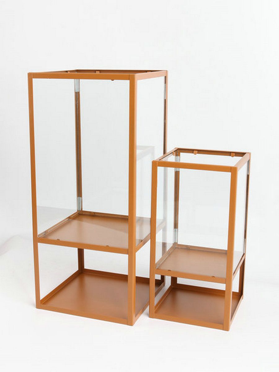 Lanterne à bougie en métal