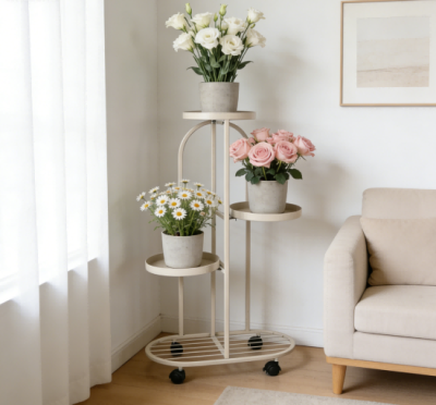 حامل نباتات من 3 طبقات