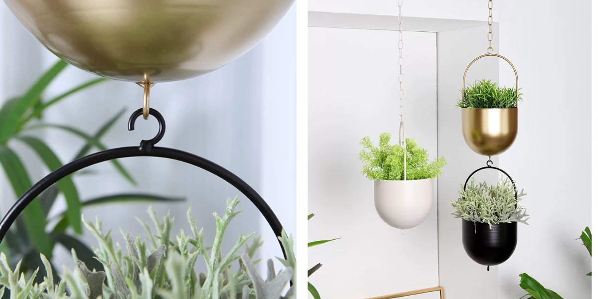 metal plant hangers