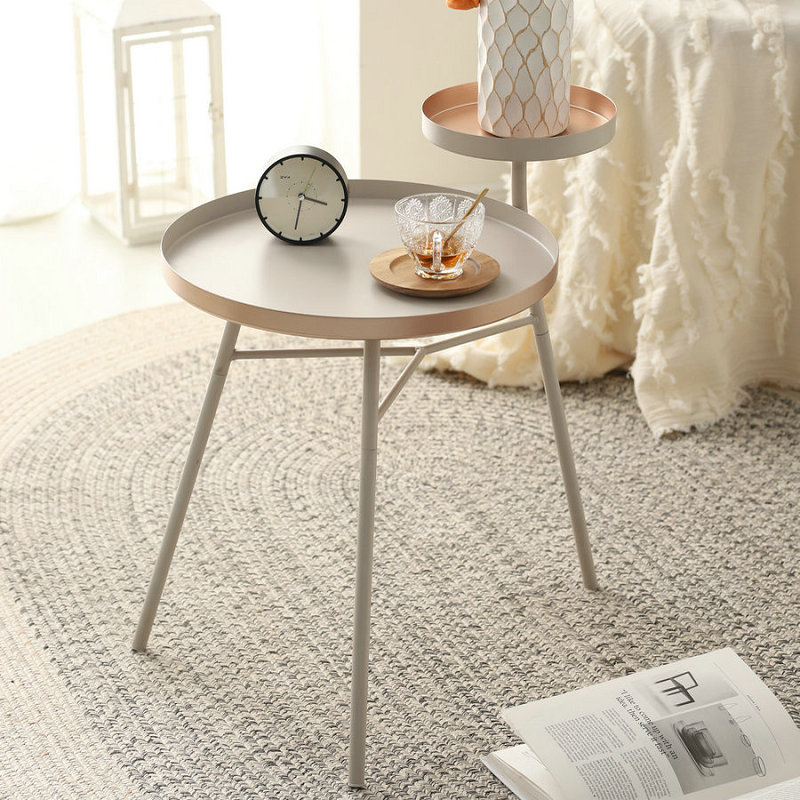 Mesas auxiliares redondas para sala de estar
