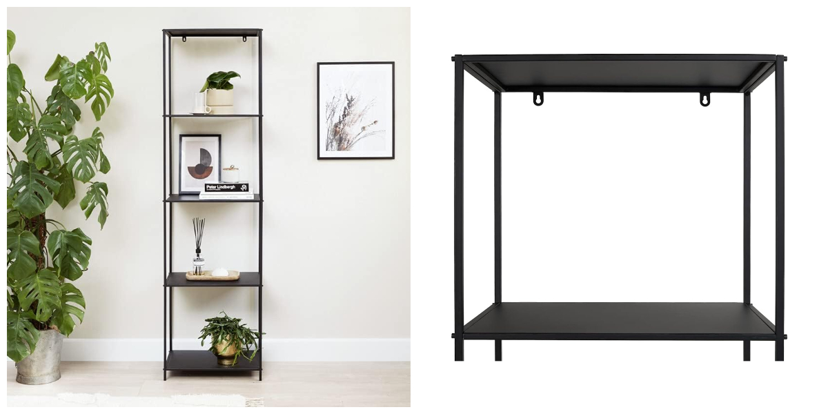Étagère noire