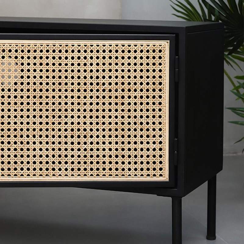 Metal Cabinet with Mesh Doors