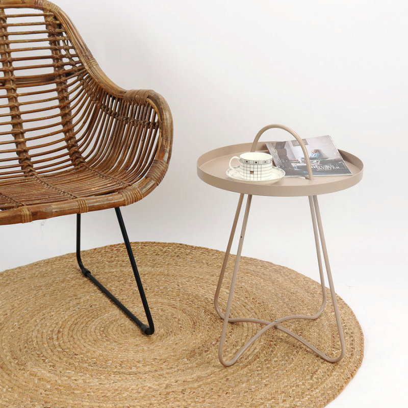 Black Metal Side Table