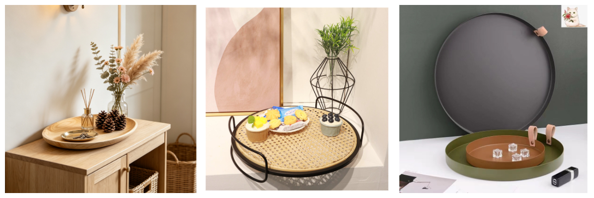 Round Serving Tray