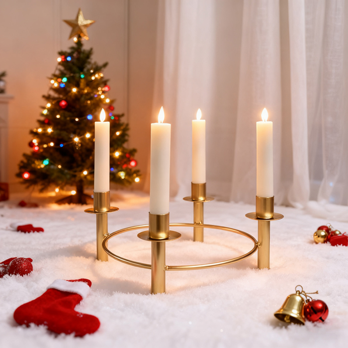 round candle holder