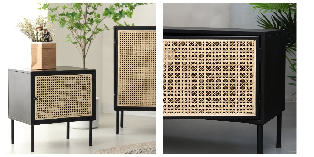 Armoire métallique avec portes grillagées