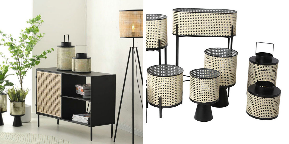 ديكور فانوس معدني