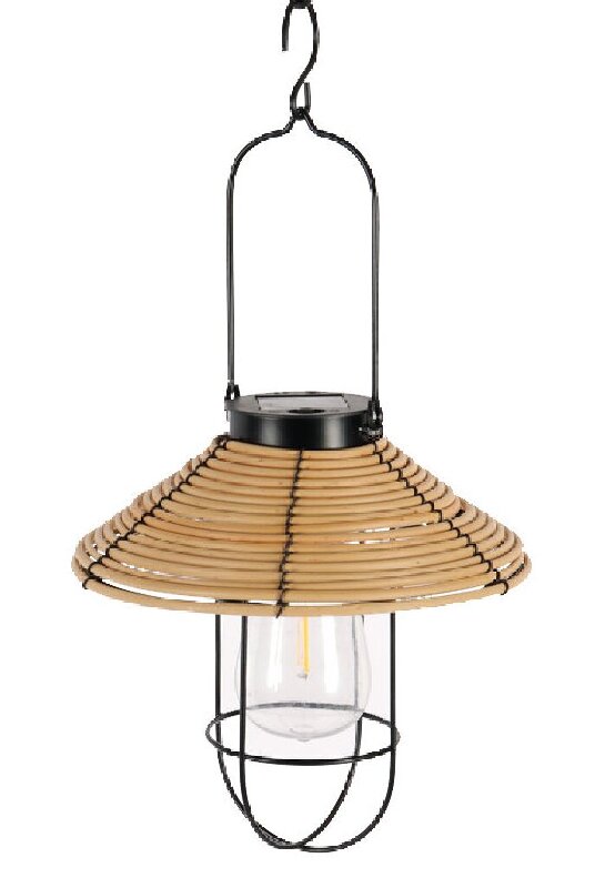 Hanging metal solar lanterns