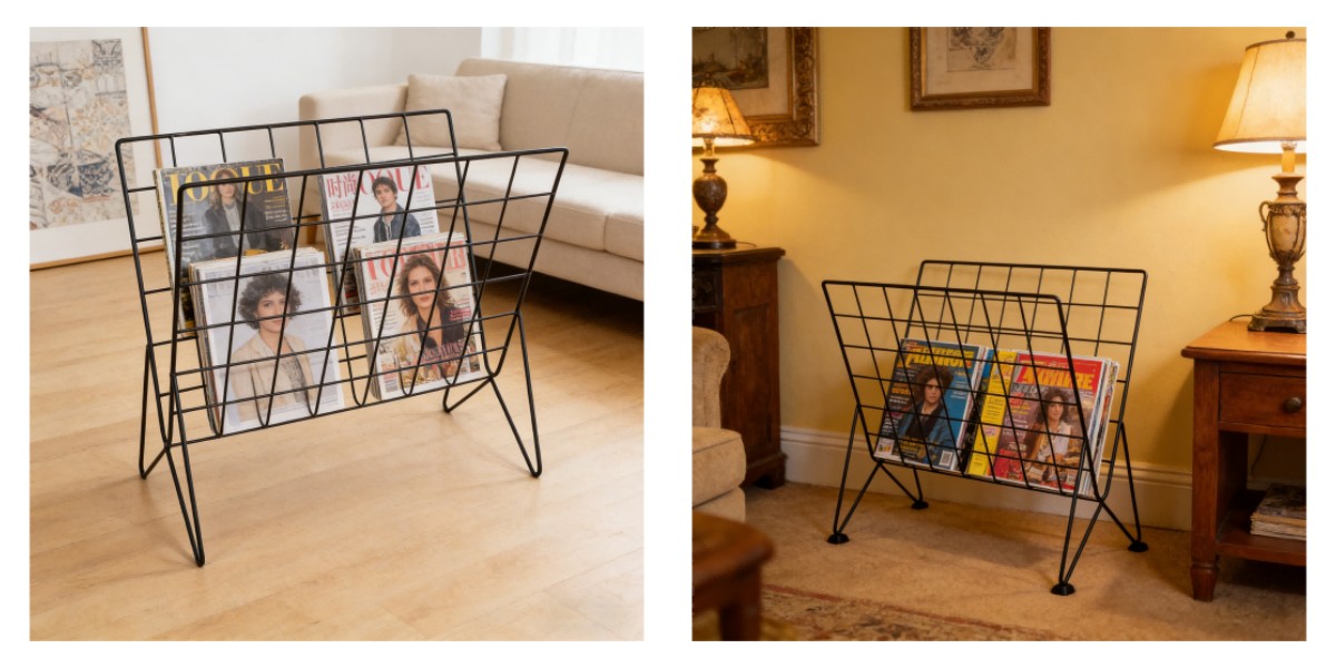 Металлическая проволочная подставка для магазинов