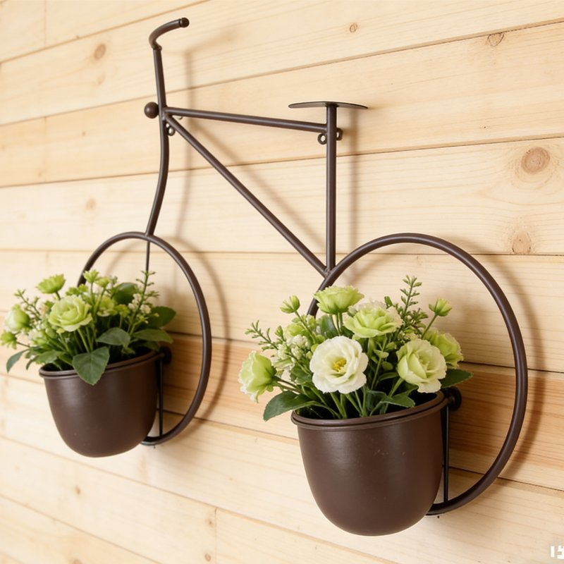 Vasos de flores pendurados