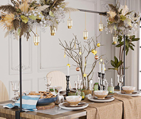 Over The Table Rod Stand with Clamps