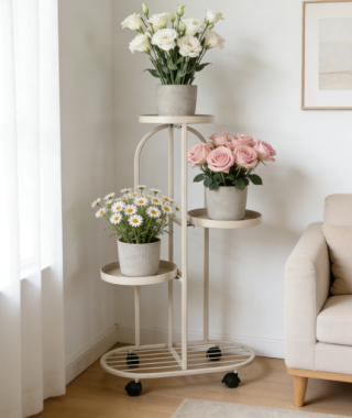 حامل نباتات من 3 طبقات