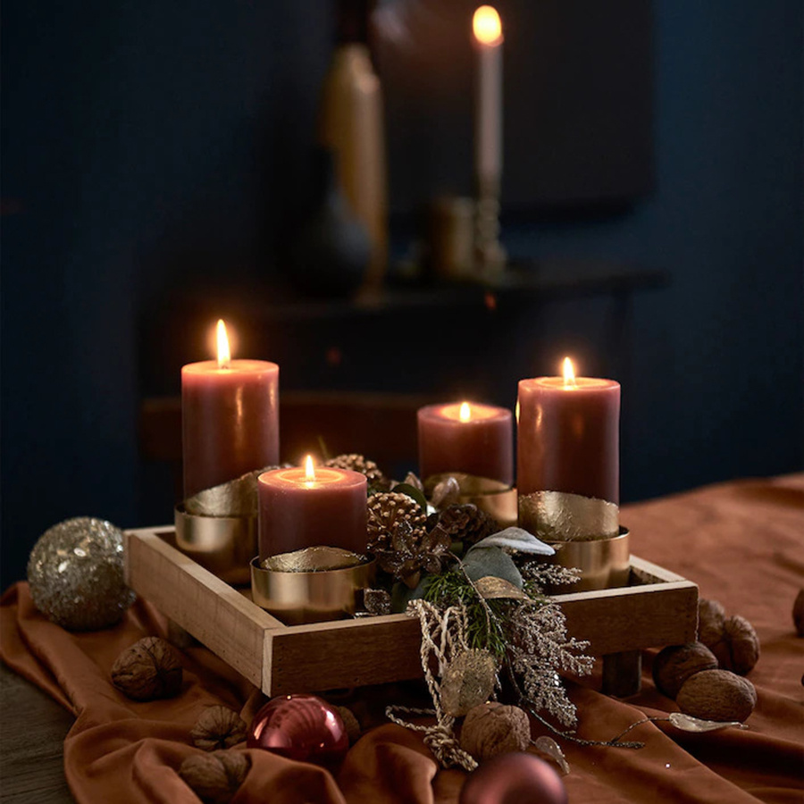 صينية ديكور خشبية