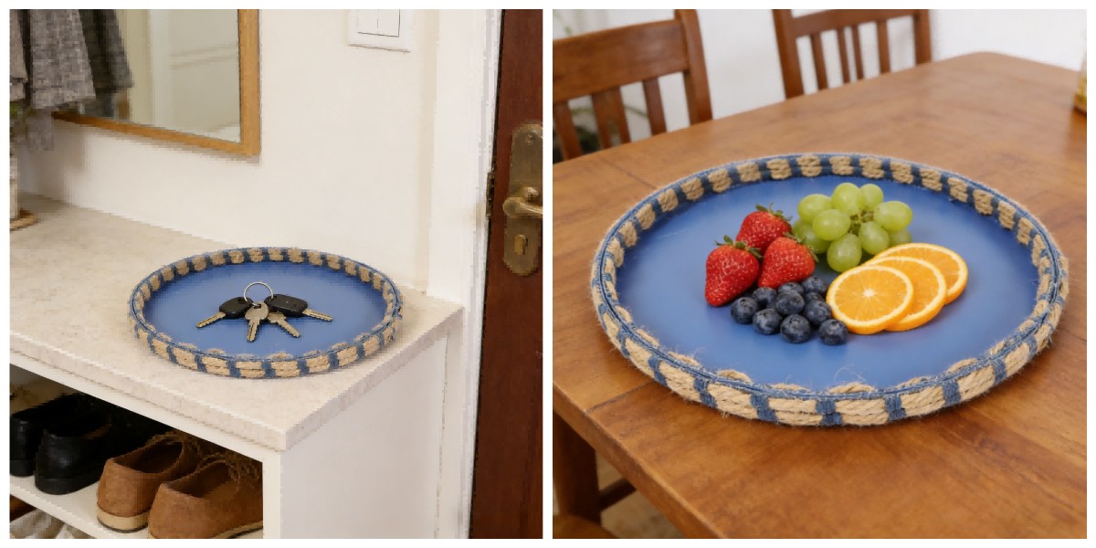 صينية تقديم مستديرة