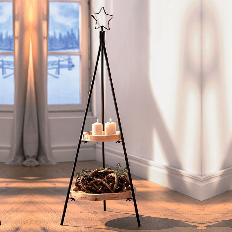 Decoração de prateleira de Natal