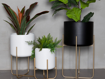 حوامل نباتات للديكورات الداخلية العصرية