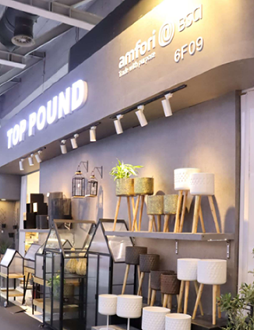 Booth photo for new collection