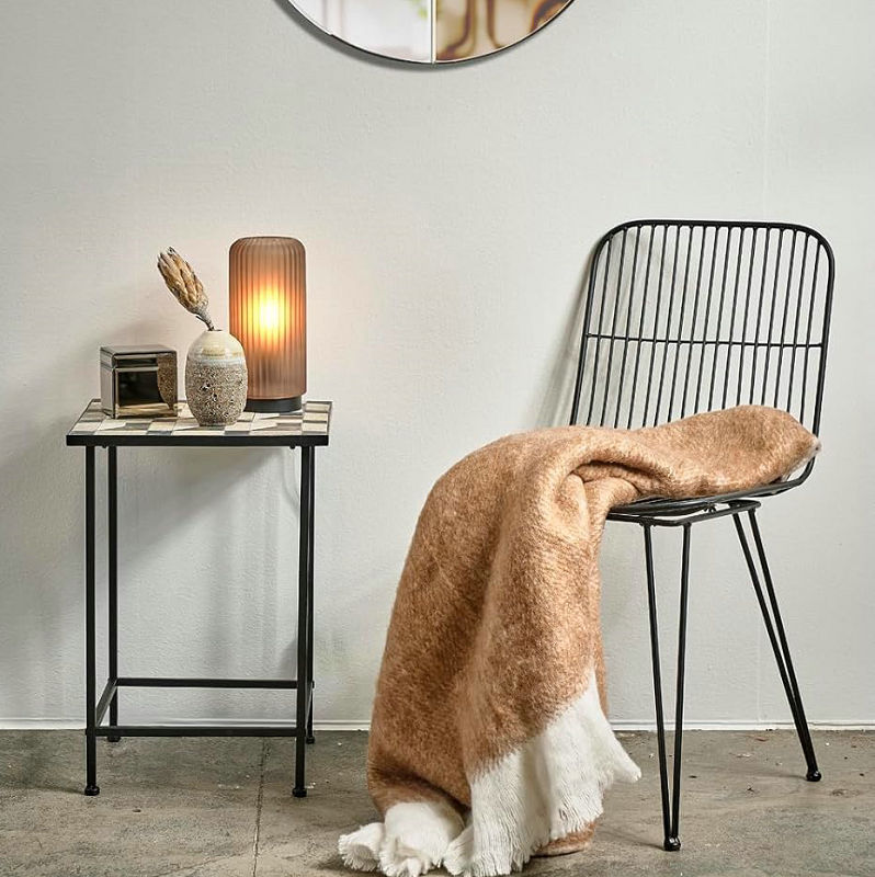 Black Metal Dining Cha