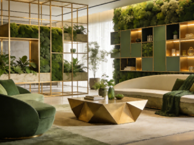 مجموعة ديكور منزلي لغرفة المعيشة