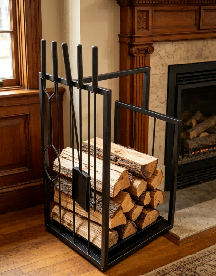 Fireplace Log Holder