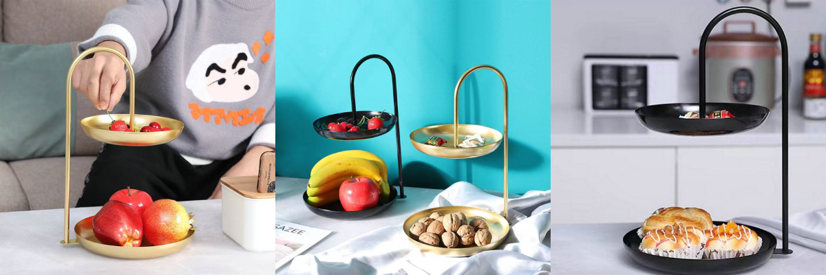 Bandeja de servicio de metal Bandeja de servicio de metal