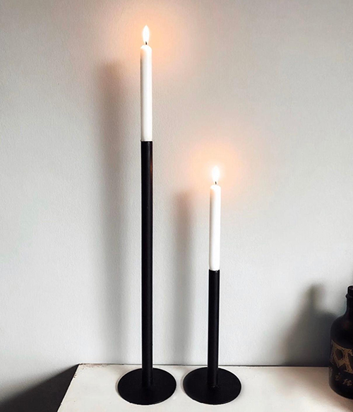 vintage home interior candle holders