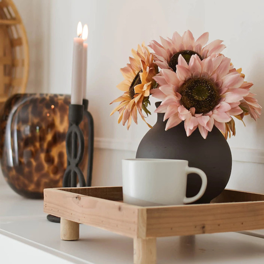 صينية ديكور خشبية