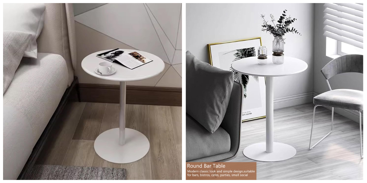 Tables d'appoint rondes en bois