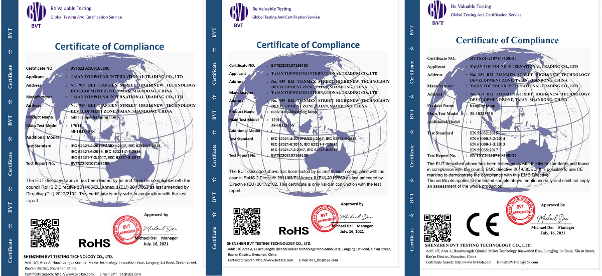 Taian Top Pound International Trading Co., LTD,