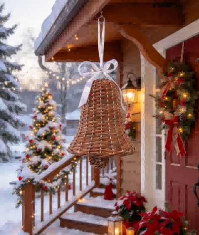 décoration de Noël rustique