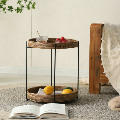 Mesa decorativa de hierro