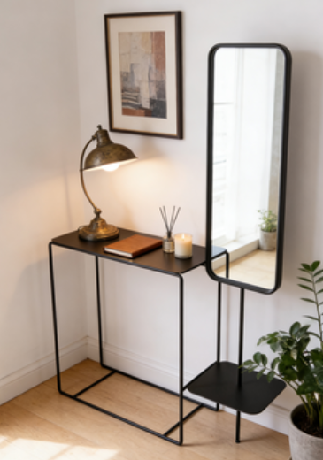 طاولة مع مرآة