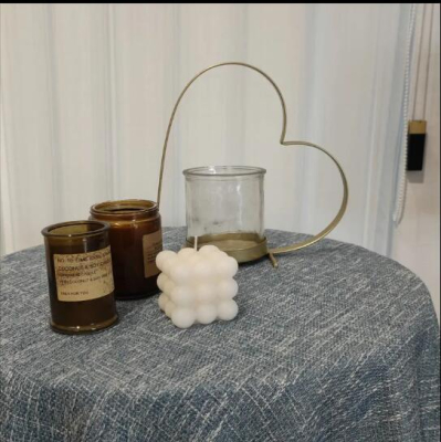 heart shaped candle holder