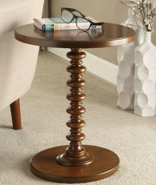 Wood Stump Side Table