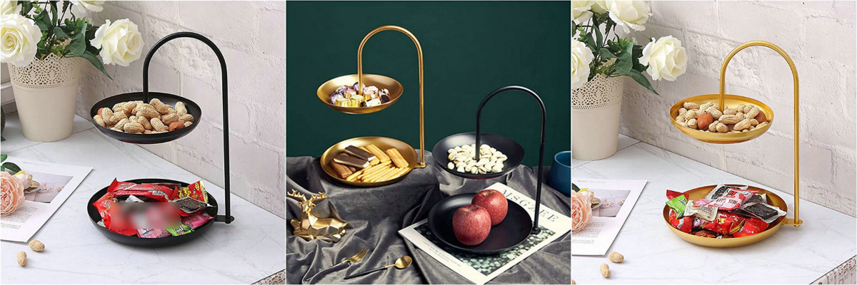 Bandeja de servicio de metal Bandeja de servicio de metal